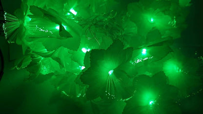 14 Green Fibre Optic Pollens Light