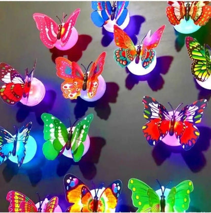 3DButterfly Led Light for Home Decoration (Pack of 3)