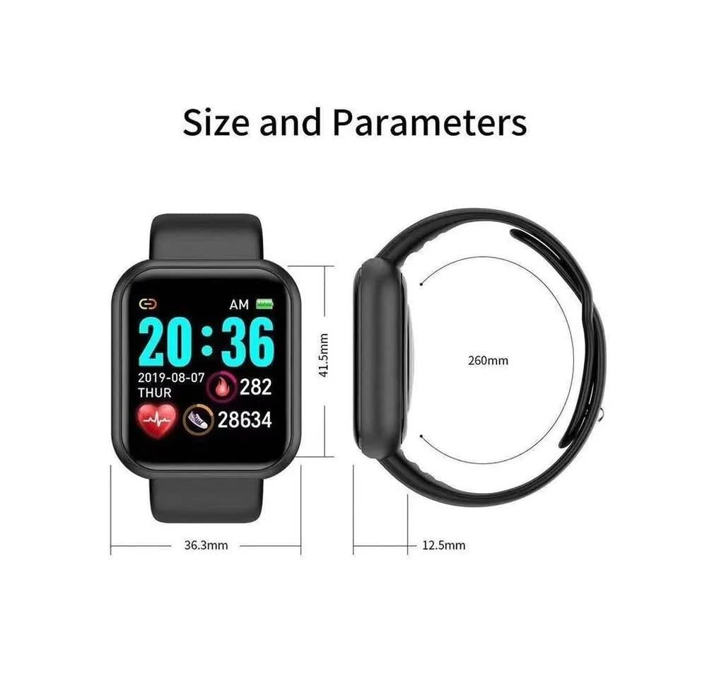 D20 Bluetooth Wireless Smart Watch Fitness Band