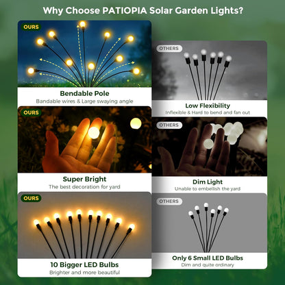 Solar Lights Outdoor Waterproof